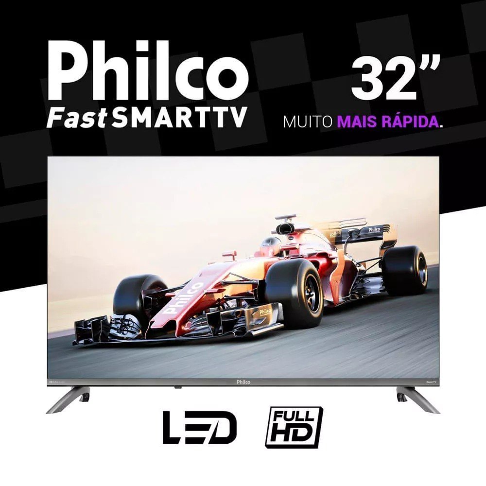 Smart TV Philco LED 32 Roku TV Dolby Audio